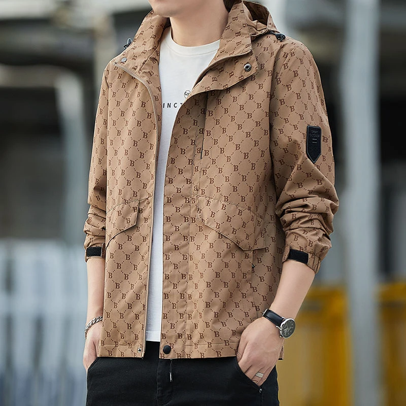 春秋季男女同款冲锋衣男休闲夹克男潮流牌户外防水防风衣外套男士