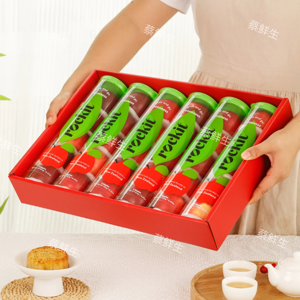 新西兰乐淇小火箭苹果礼盒3筒/6筒350g顺丰包邮