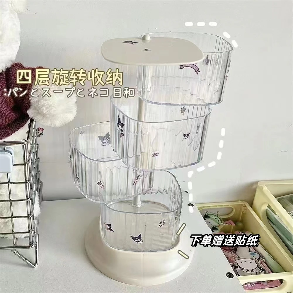 【点预约8.14日中午12点】四层发卡发饰头绳发圈旋转式收纳盒