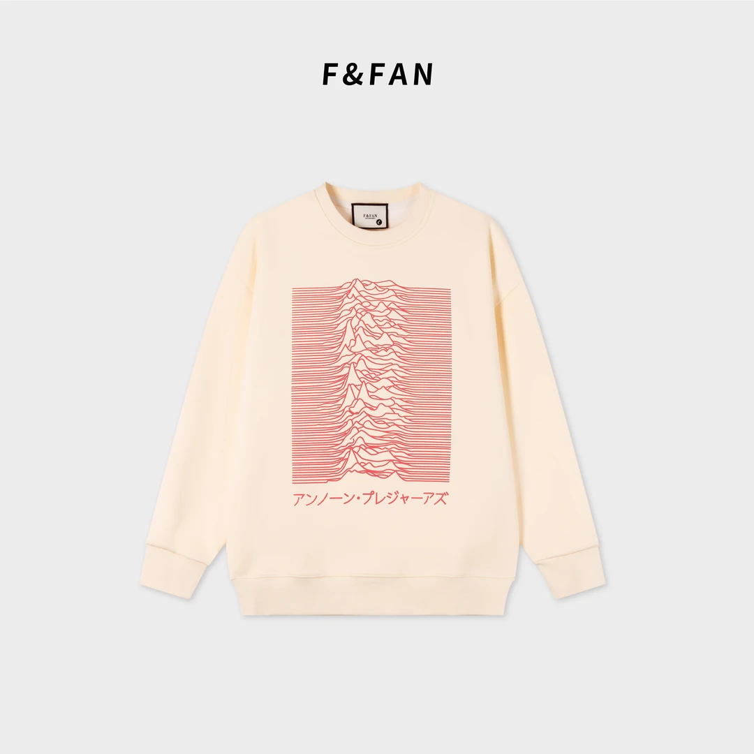 FAND【YOMO】冬款情侣装中长款加绒加厚时尚显瘦韩版圆领长袖卫衣