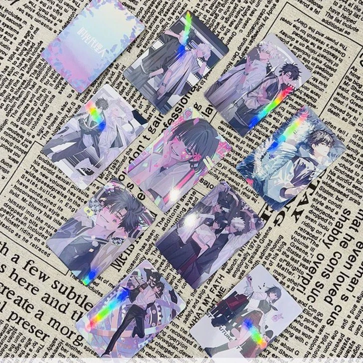 时光代理人镭射小卡10张程小时陆光乔苓小卡动漫周边小卡lomo卡