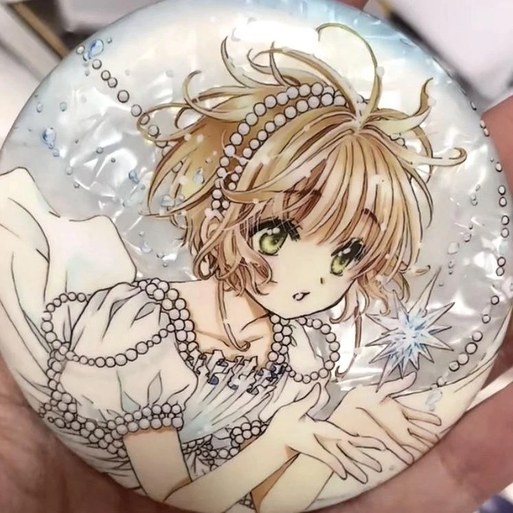 魔卡少女樱吧唧徽章木之本樱绝美少女心自制75mm同人谷子
