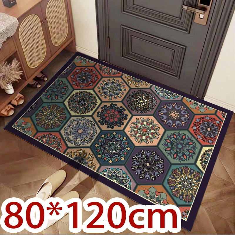 新款隔音地垫120*80MM地垫洗手间卫生间门口防滑脚垫入户门垫地垫