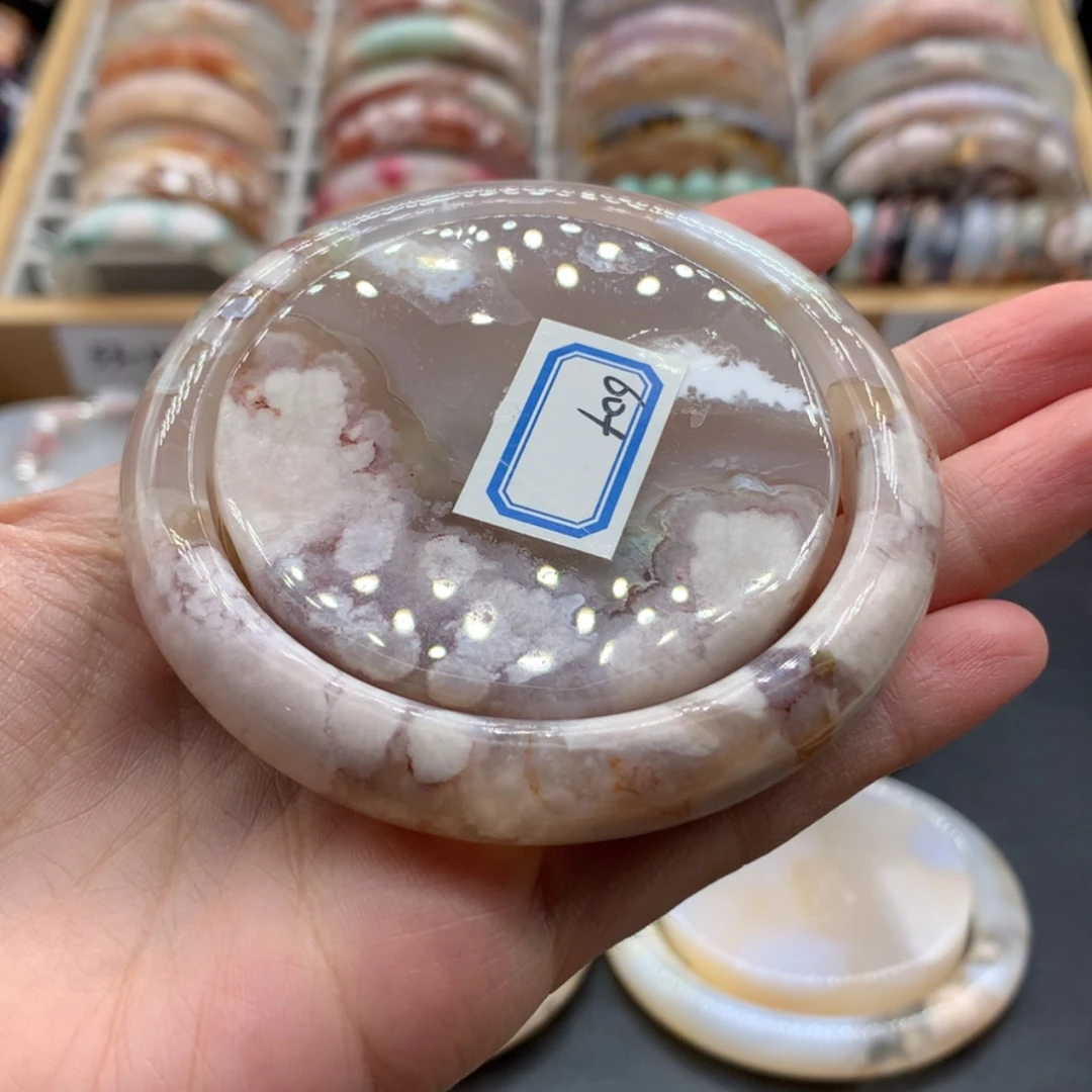 【闪购商品】玛瑙/玉髓手镯未镶嵌霏圈60