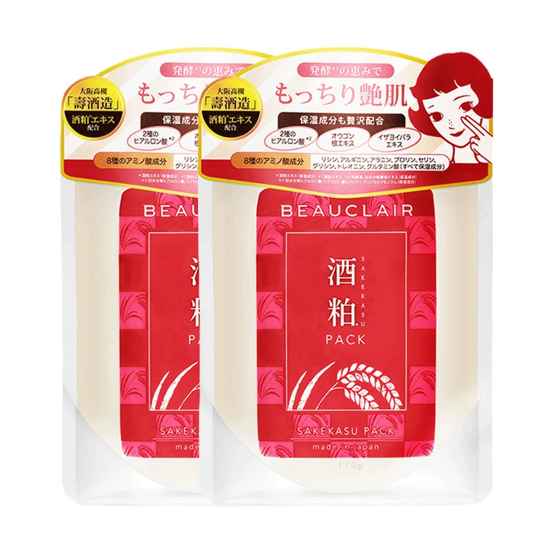 雪美清【蜜桃专属】EAUCLAIR/雪美清酒粕面膜170g保湿补水酒粕面膜