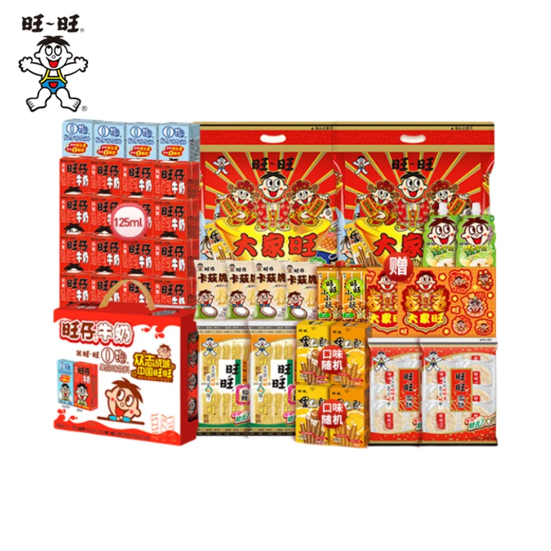 【交个朋友】旺旺旺仔牛奶O泡果奶大家旺礼包480g零食组合美味-dr