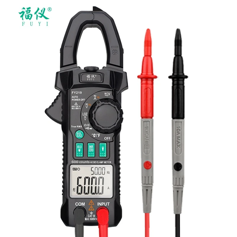 福仪FY219交直流钳形表浪涌专业钳型电流表数字高精度万能万用表