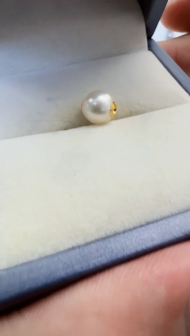 【闪购商品】海水珍珠AQ18K金镶嵌海水路路通@@GP630