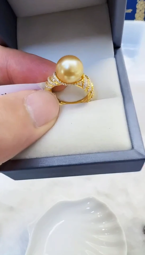 【闪购商品】海水珍珠AQ银S925镶嵌戒指 @@JJ107
