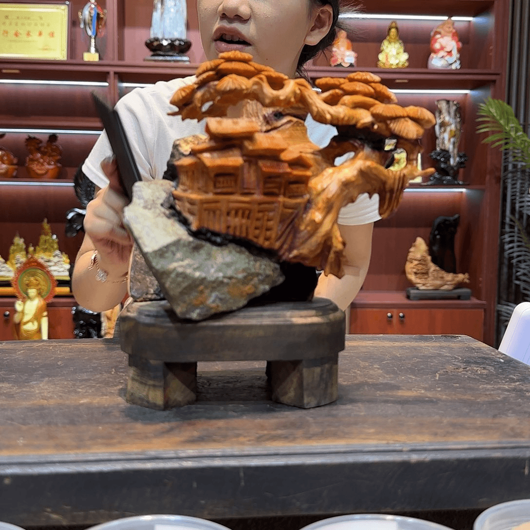 柏木（崖柏）崖柏摆件工艺品