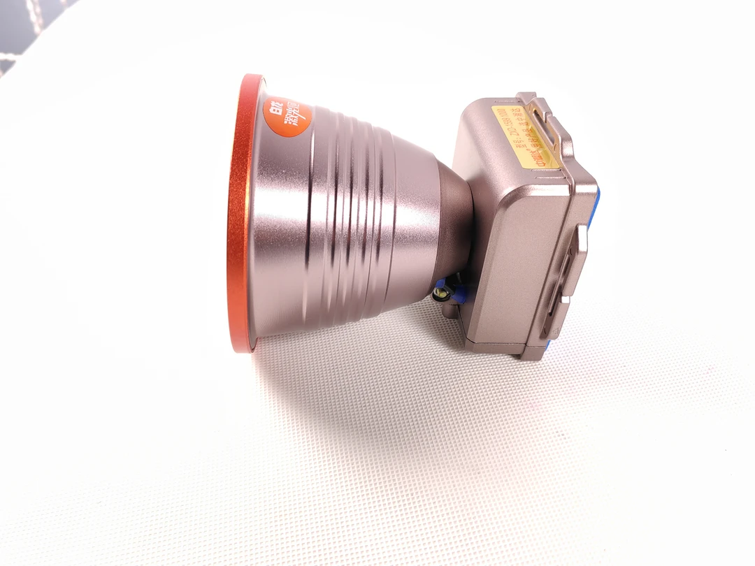 激光炮强光头灯超长续航10个小时三锂电远射黄光头灯白光一体