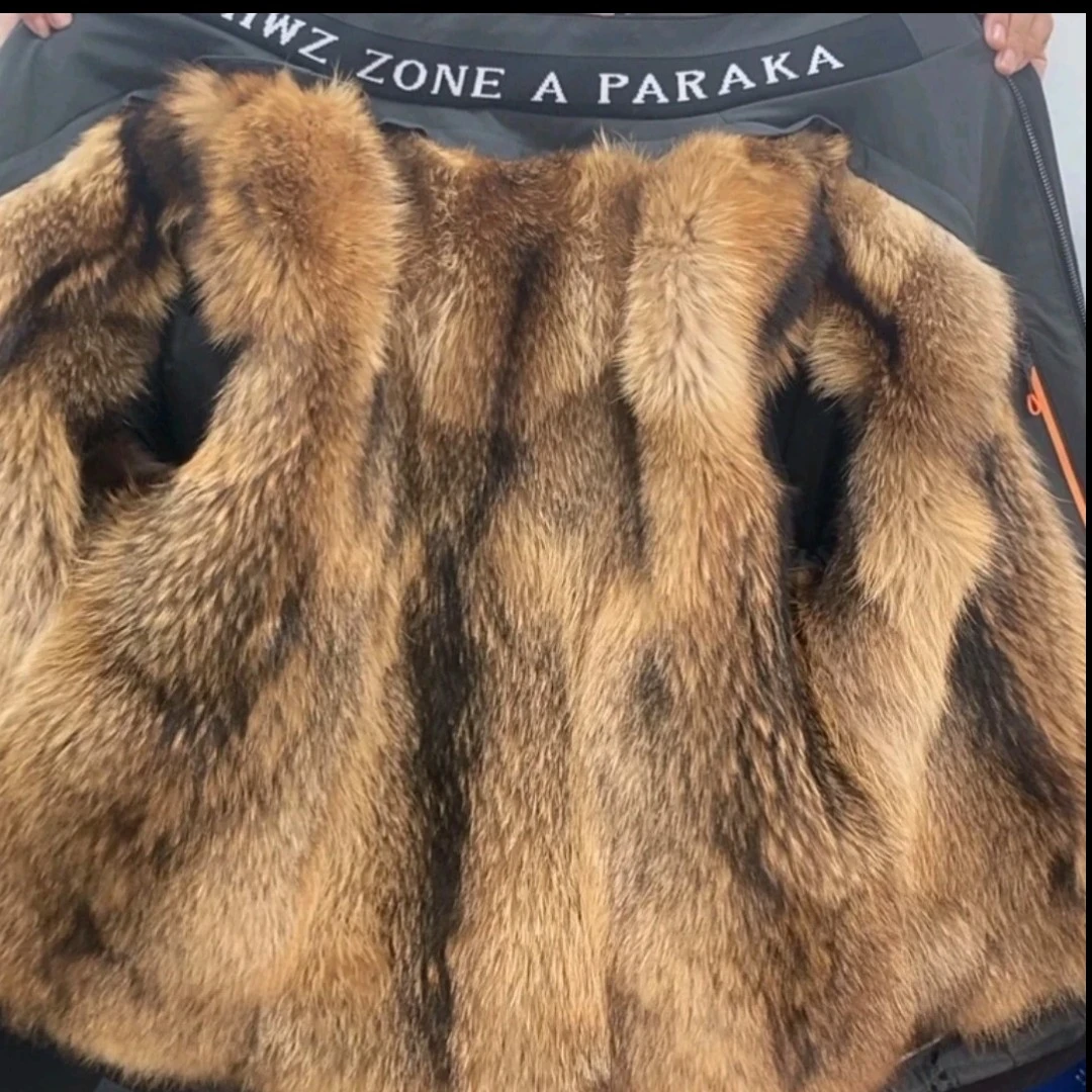 (貉子毛直播间为准)男士短款可拆卸保暖抗寒连帽外套棉衣厚款