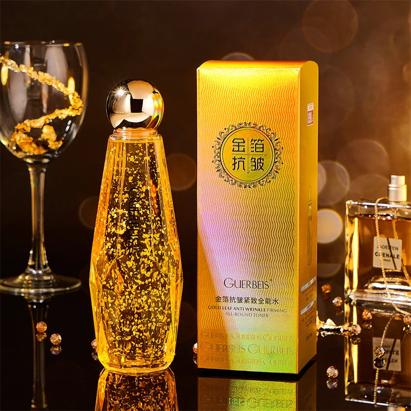 娇贝诗金箔抗皱紧致全能水补水保湿水清爽滋润爽肤水深层补水湿敷
