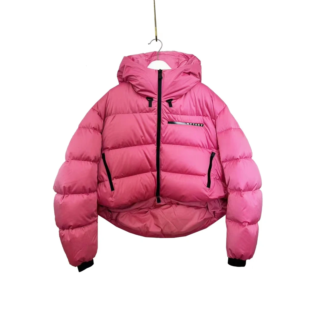 短款羽绒服羽绒服女款休闲女士连帽经典宽松纯色冬季95鹅绒服带帽