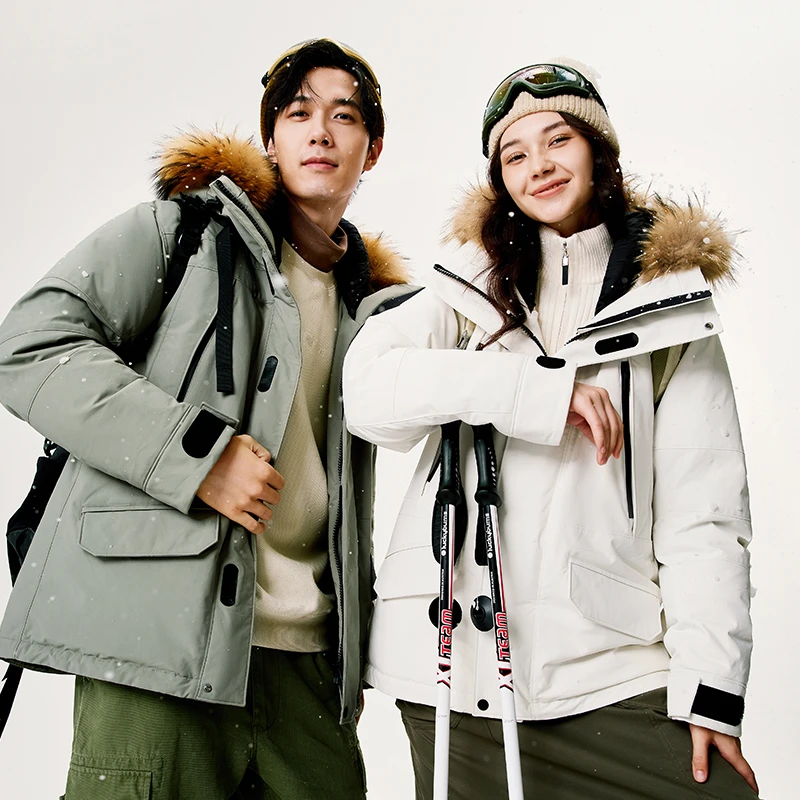 网易严选 中国大鹅地表强温90雪域白鹅绒派克羽绒服