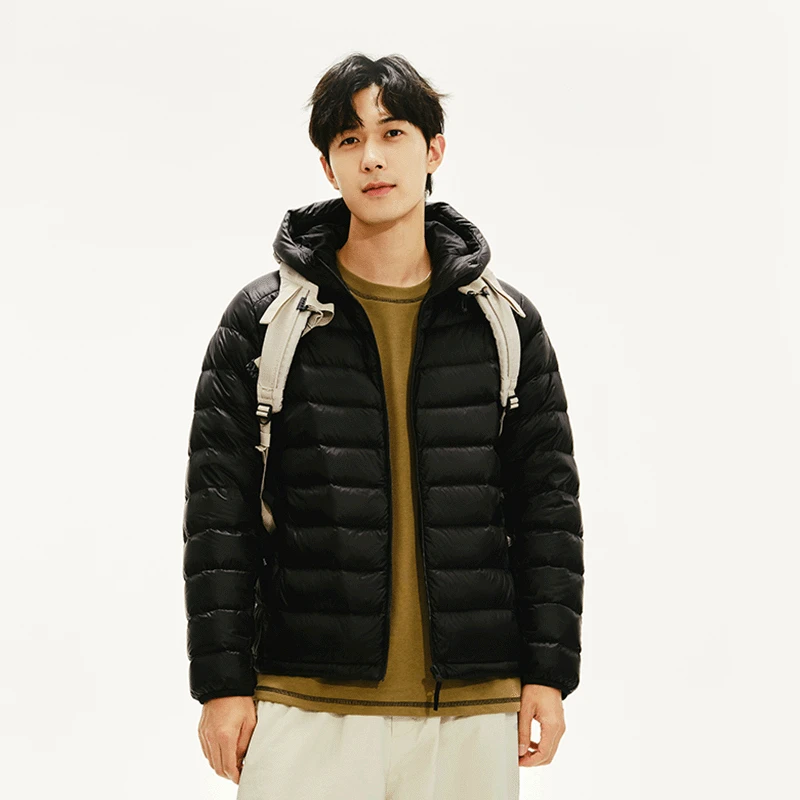 【粉丝专享】网易严选 男式石墨烯轻型羽绒服 连帽款