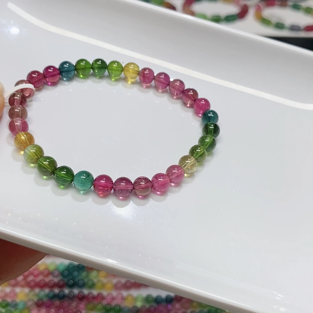 碧玺手链未镶嵌碧玺手链5.8毫米