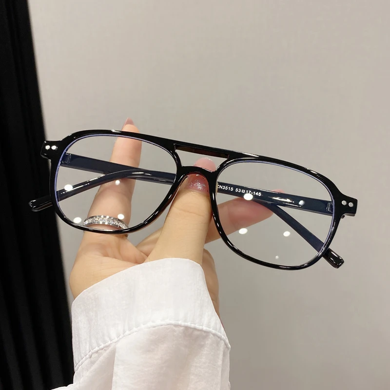 眼镜框女韩版潮街拍个性眼睛男网红同款黑框眼镜框架