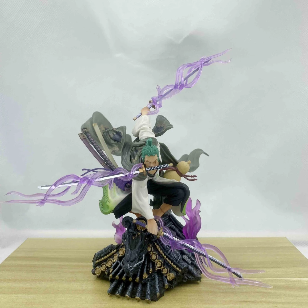 海贼王和之国屋顶索隆 和服三刀流索隆 盒装动漫手办
