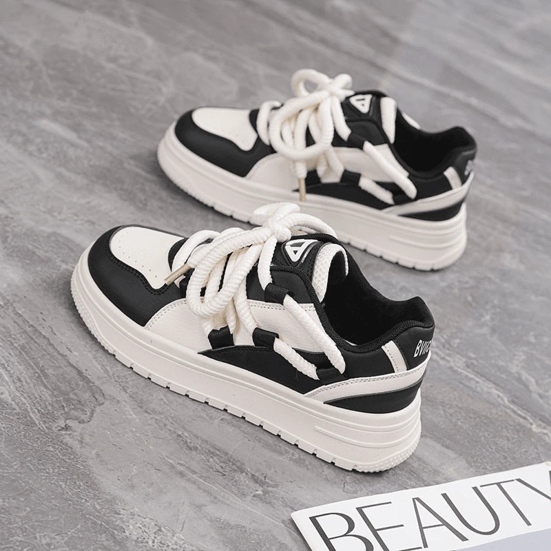 休闲小白鞋女款2024新款秋季爆款百搭运动休闲鞋软底轻便厚底板鞋