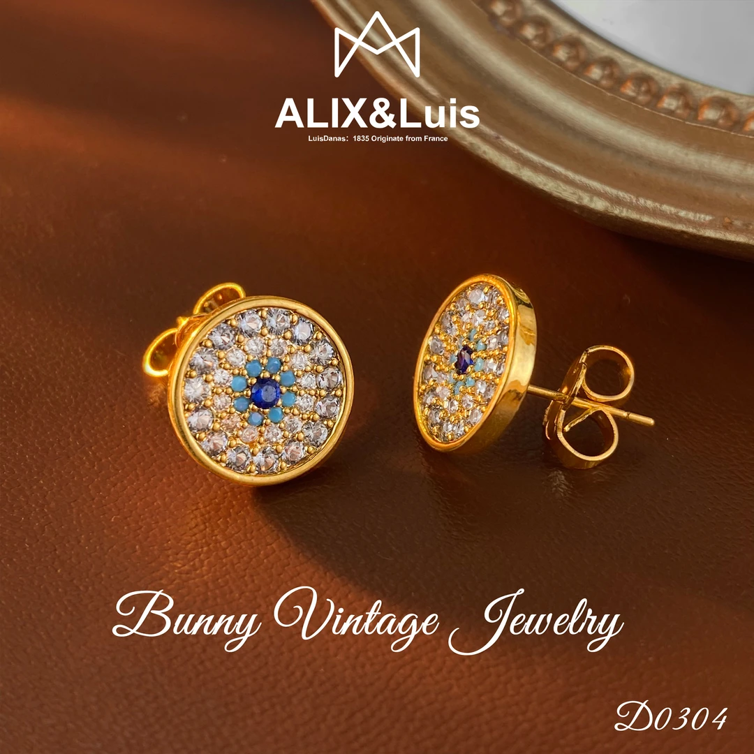 D0304  法★【时光年轮】ALIX&Danas 爱丽丝 耳钉
