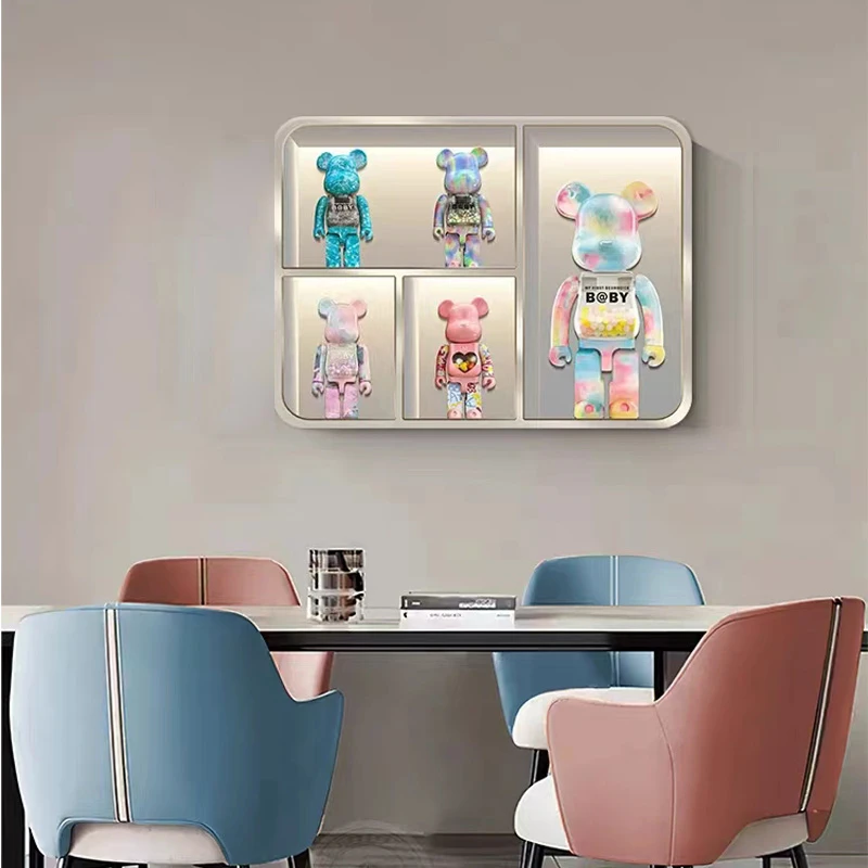 宇航员电表箱装饰画简餐厅壁画液压强弱配电闸箱遮挡挂画4560