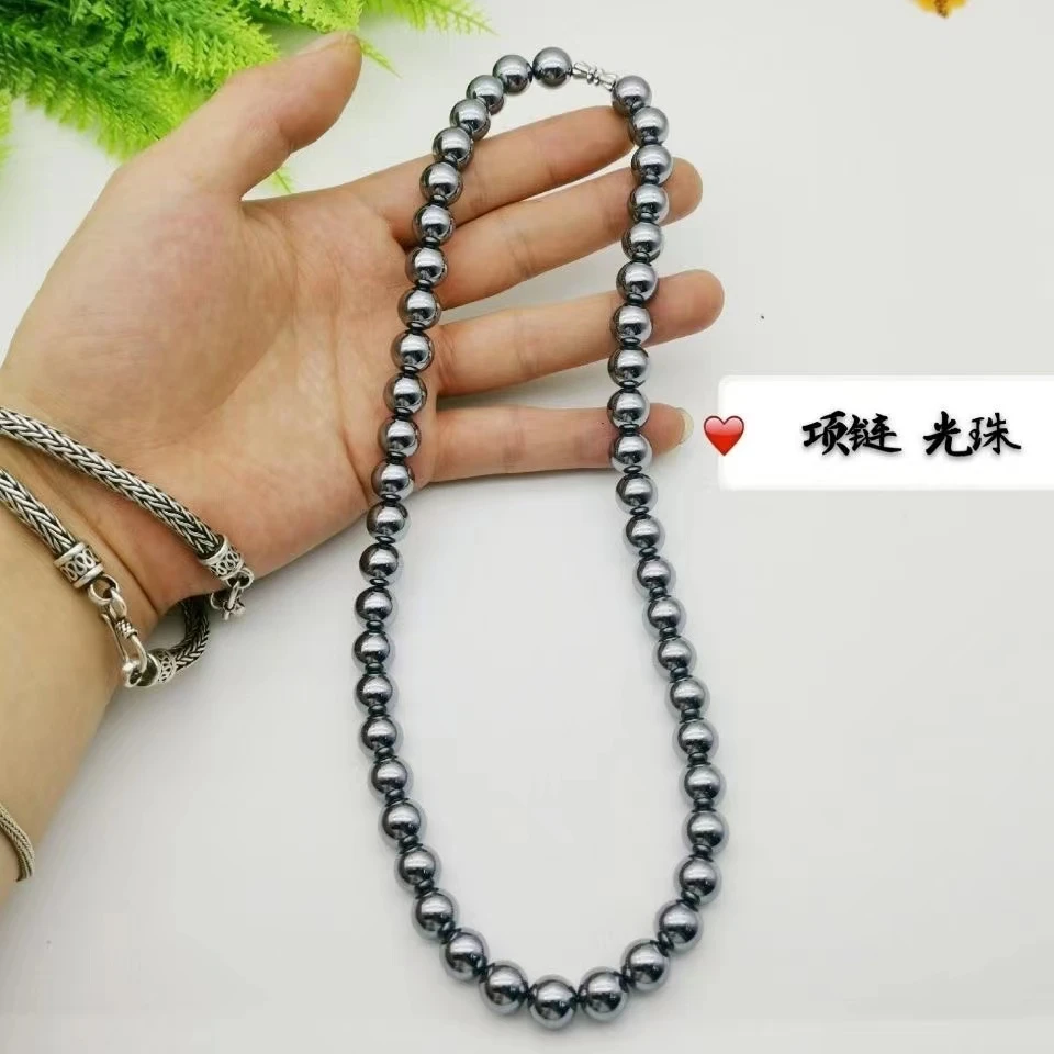 非金属项链 【正品太赫兹石】卡8mm项链