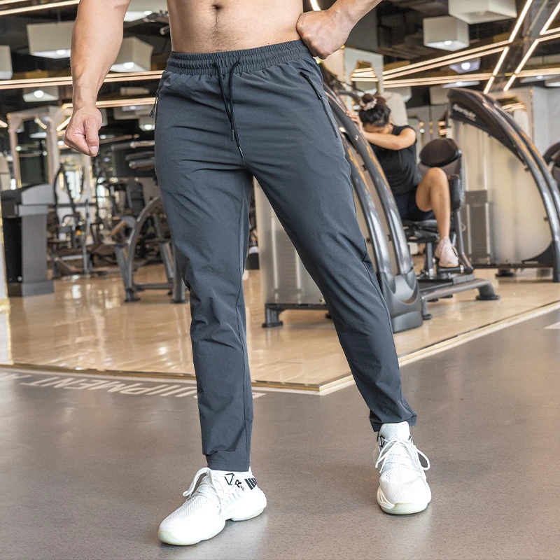 2024 新款男士运动健身长裤跑步训练服男款休闲微弹裤子小脚