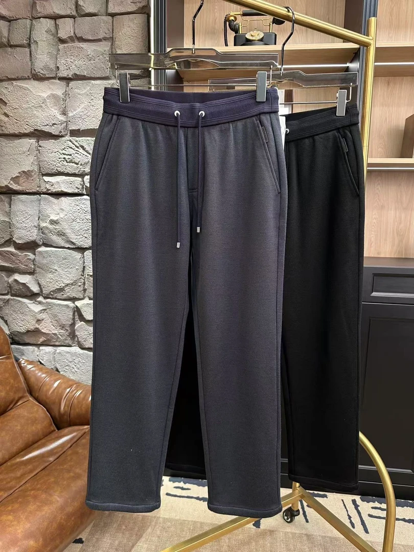 DIKALO FERRE/迪卡里奥 费雷DF3WK751绵羊毛细绒直筒休闲裤宽松