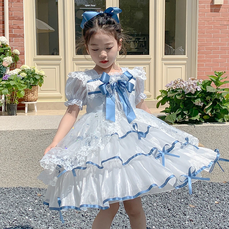 尤画设计师原创童品夏季子洛丽塔连衣裙夏装超仙裙连衣裙款66498