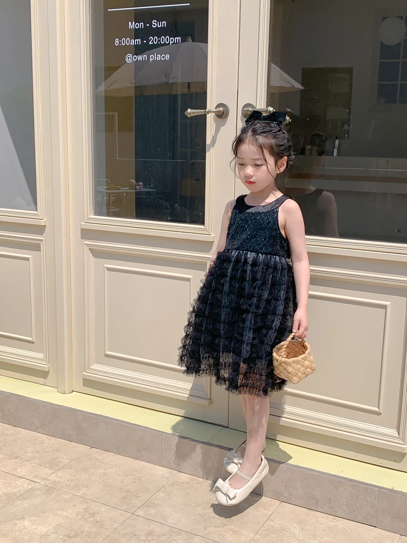 尤画2024夏季原创设计款夏季【暗夜精灵蛋糕裙】轻奢高端系列66442