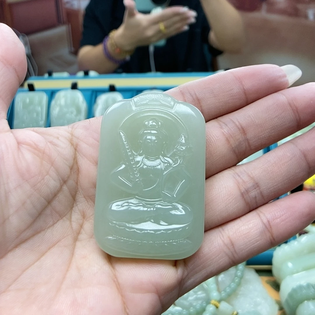 和田玉吊坠(不含链)未镶嵌憨****2