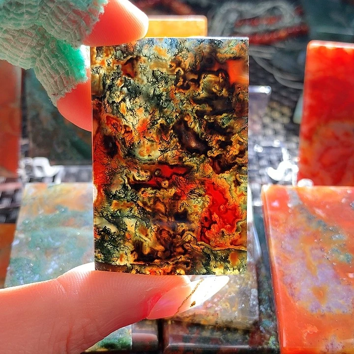 玛瑙/玉髓颈饰未镶嵌回**空