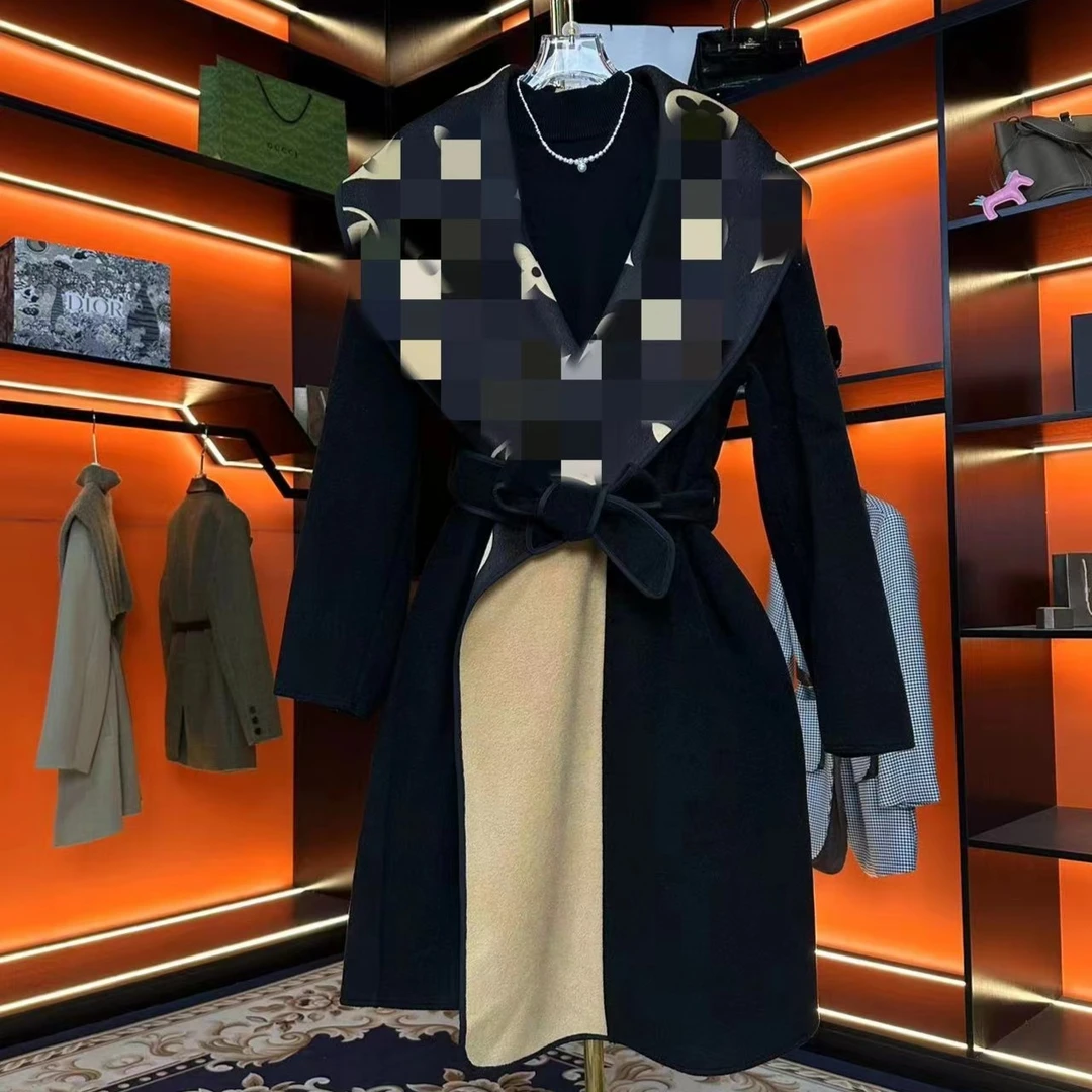 【BV奢定】太古汇米兰走秀款双面羊毛大衣呢子外套时尚升级款