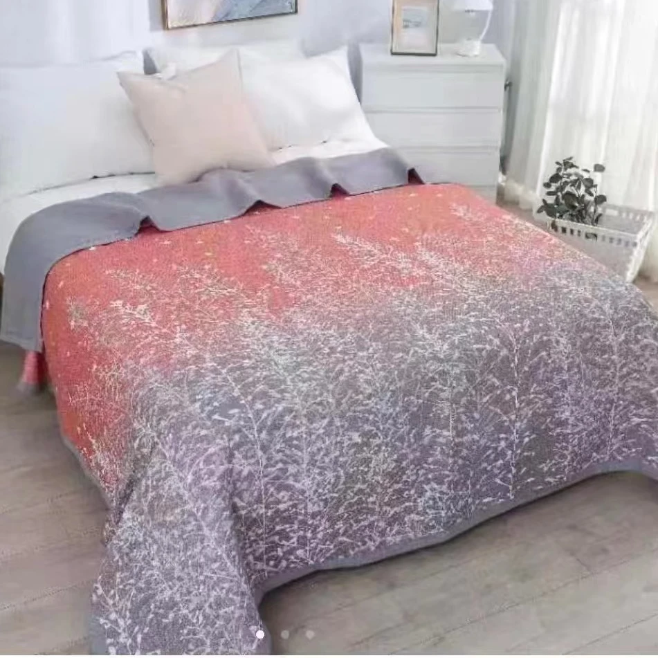 XDONGY（冬云家纺） 230*250高品质天 丝麻 枝叶相随 床盖