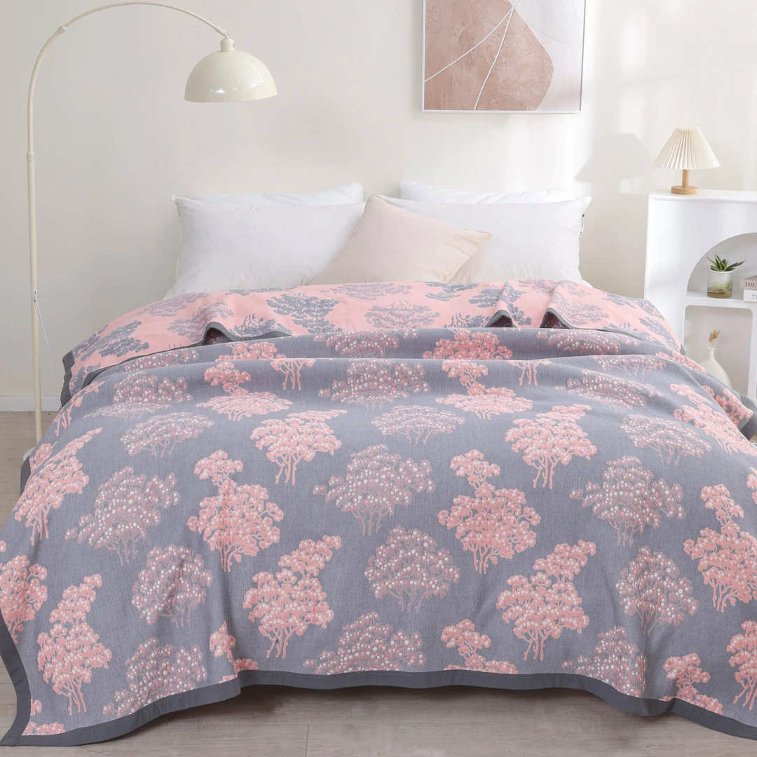 XDONGY（冬云家纺）200*230 梦幻森林 高定头等舱莱赛尔纱布床盖