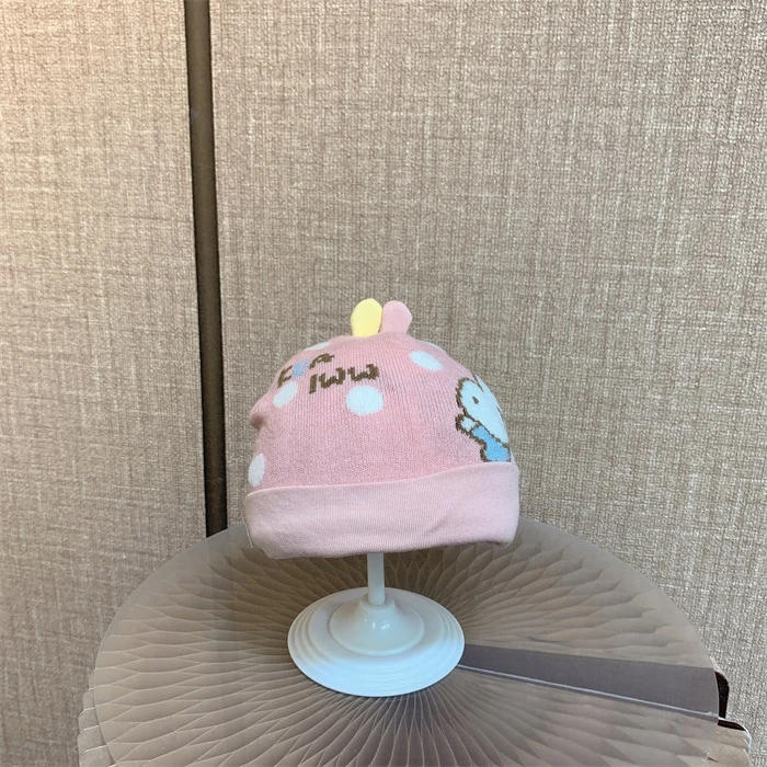 AZ152  宝宝粉色帽子