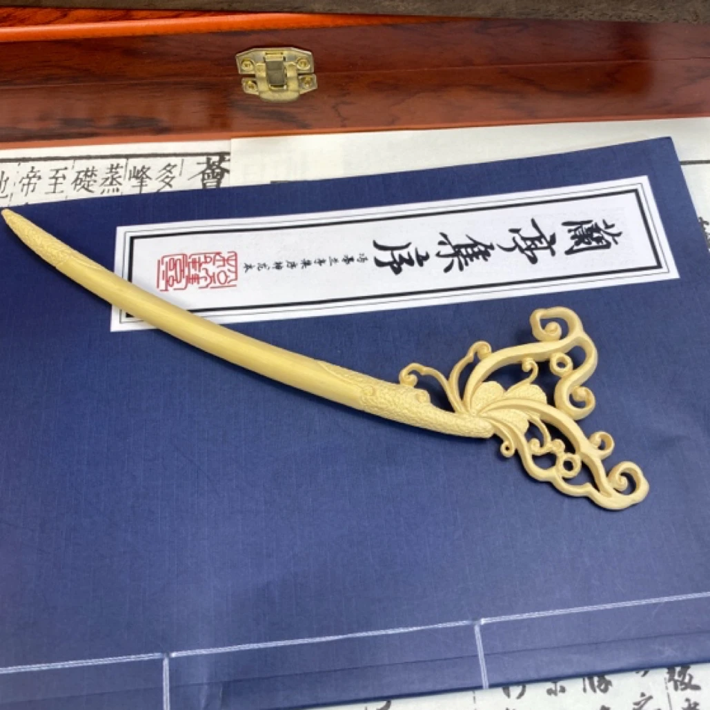 【蝴蝶】手工木簪百搭发饰古风优雅木发簪头饰简约日常精美古装国风