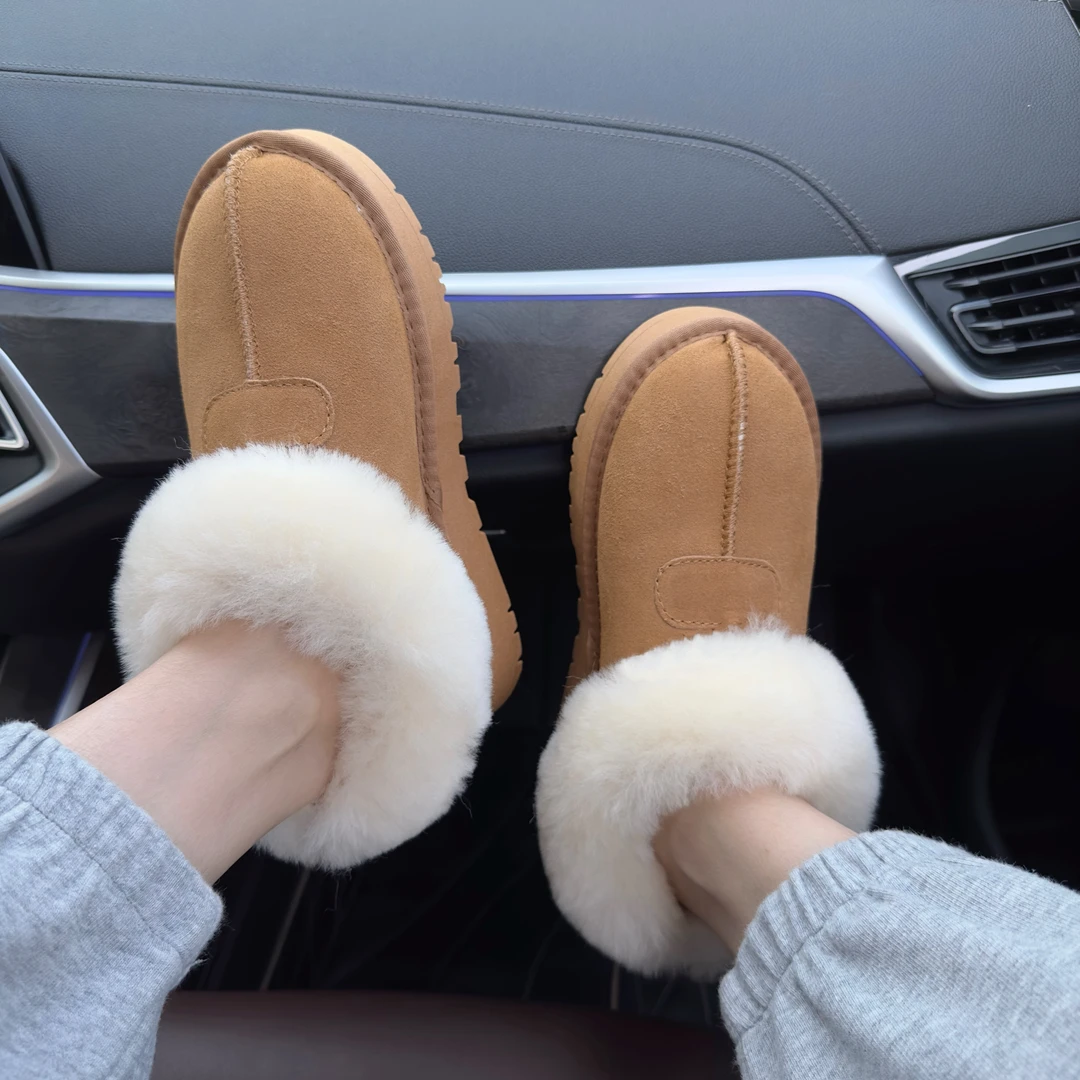 【YP家】【厚底塔茨特】经典真皮牛皮真毛加厚雪地靴2023秋冬新爆款