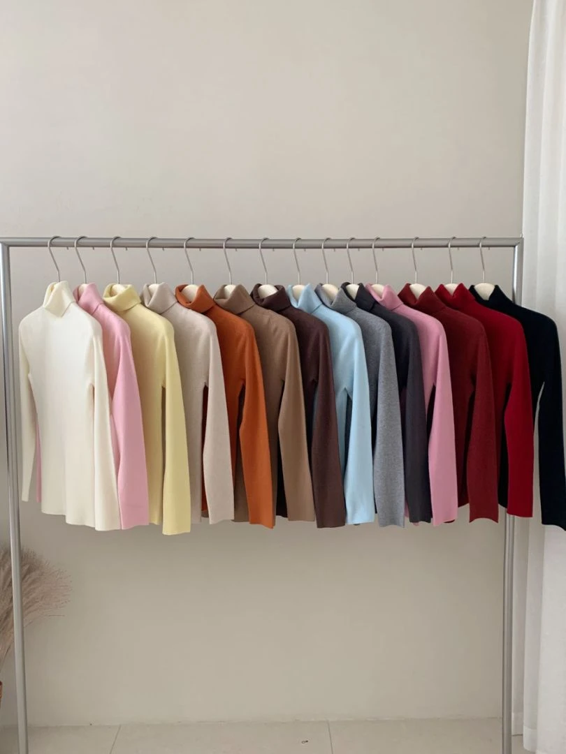 【素简.930118】秋冬新款混纺韩版亲肤打底气质时尚针织衫