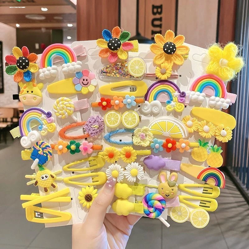 发卡新款可爱BB夹夏季刘海夹儿童水果卡通发饰耐用饰品2024小女孩