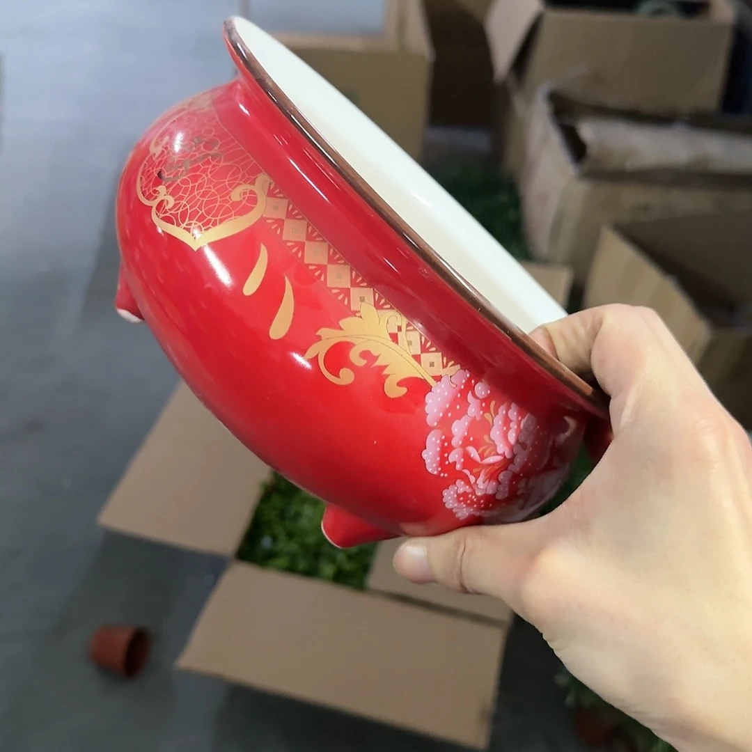 红陶20CM以下6016无孔--