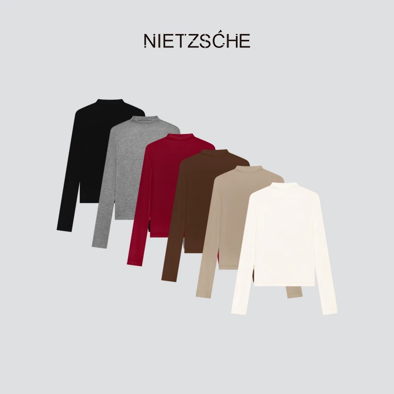 Nietzsche 官方直营｜热能打底衫｜再生纤维 超显瘦打底T恤61508