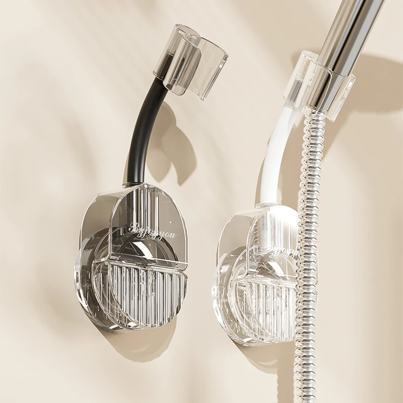 吸盘万向花洒支架免打孔卫生间浴室淋浴头固定神器喷头挂座可调节