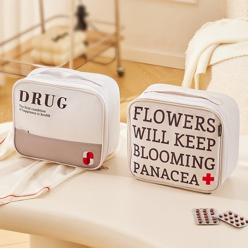 诺室医药包家庭装大号药物药盒收纳包家用宿舍旅行便携急救药品箱