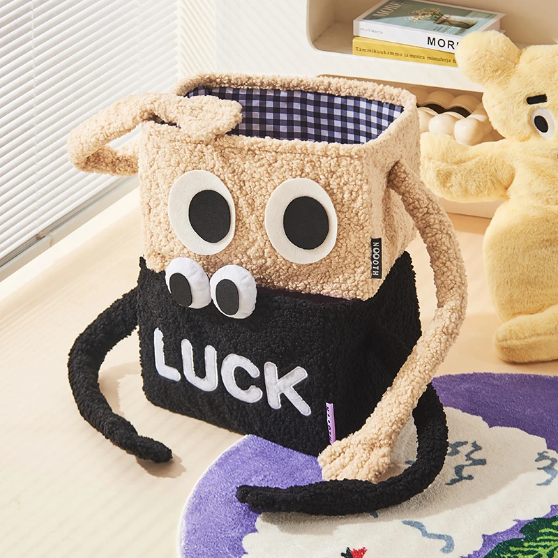 诺室可爱卡通收纳篮收纳筐卧室客厅杂物零食儿童玩具收纳盒整理箱