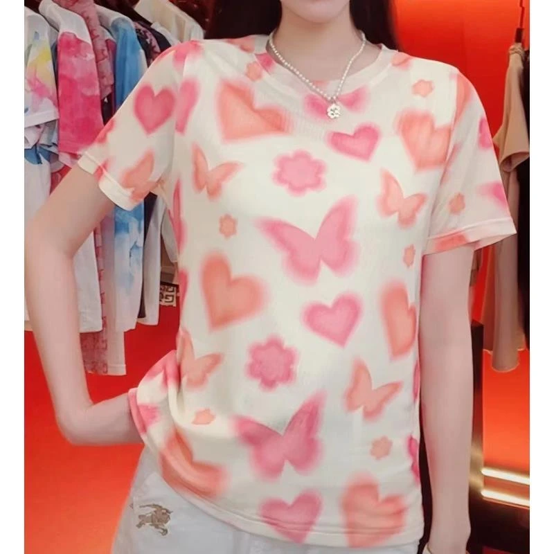 2024夏季百搭新款高端时尚长袖T恤#8696