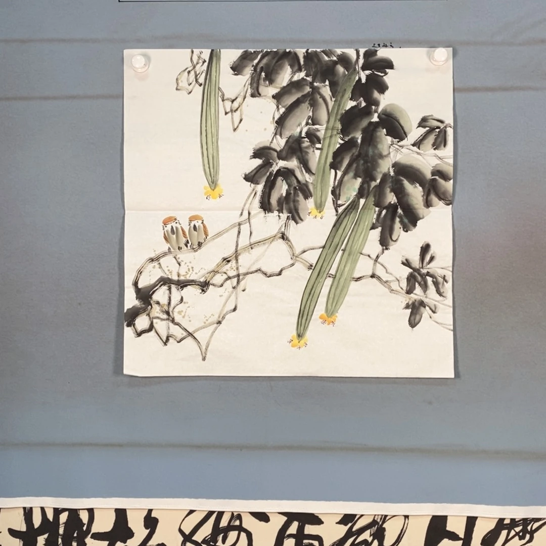 书法155 花鸟鱼虫鸟兽草木茂盛生长