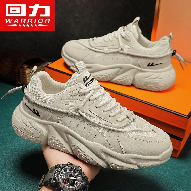 【回力】男鞋2023新款夏季透气运动休闲鞋子男劳保耐磨老爹潮鞋YM