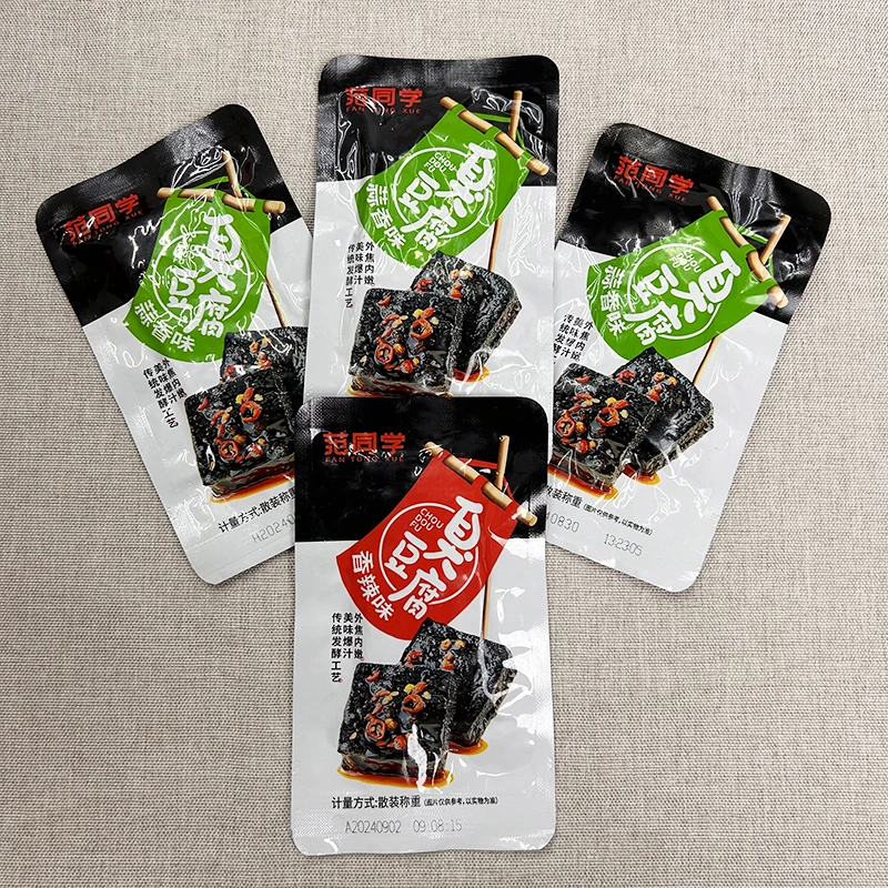 范同学老长沙臭豆腐 蒜香味香辣味 开袋即食 豆干零食